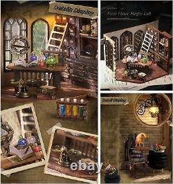 Dollhouse Miniature DIY House Kit Creative Room with Furniture for Romantic