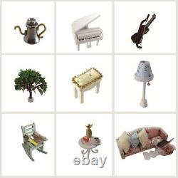 Dollhouse Miniature DIY House Kit Creative Room with Furniture for Romantic