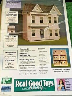 Dollhouse Miniature NIB #J-M975 Real Good Toys 6 Room Princess Anne Kit 112