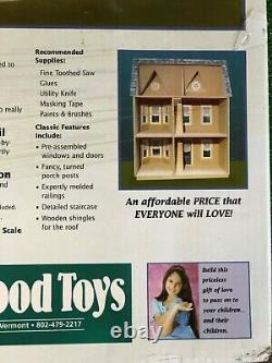 Dollhouse Miniature NIB #J-M975 Real Good Toys 6 Room Princess Anne Kit 112