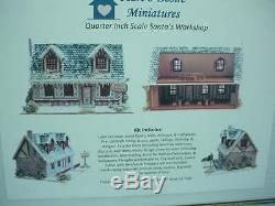 Dollhouse Miniature Santa's Workshop House KIT 1/4 (148) Scale Hart's