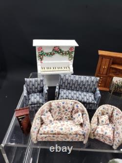 Dollhouse Miniature Small Scale LOT Artisan and Kit Made Pieces 148 Scale
