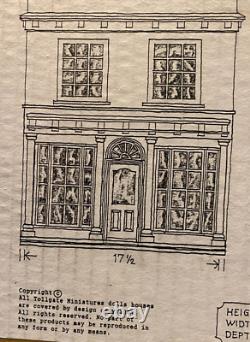 Dollhouse Miniature Toll gate Miniatures 2 Story Shop / Apartment Kit England