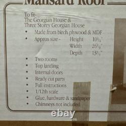 Dollhouse Miniature Vtg Sid Cooke Olde English Mansard Roof Kit Georgian House