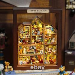 Dollhouse Miniature with Furniture DIY Miniature Doll House Kit with Dust Proof