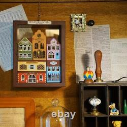 Dollhouse Miniature with Furniture DIY Miniature Doll House Kit with Dust Proof