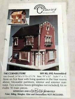 Dollhouse Miniatures Celerity Miniature Homes THE CORNER STORE KIT #106 NIB 112