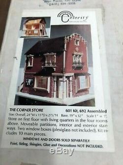 Dollhouse Miniatures Celerity Miniature Homes THE CORNER STORE KIT #106 NIB 112