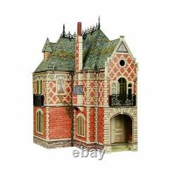 Dollhouse Miniatures DIY House KIT Victorian Style Constructor CARDBOARD GIFT