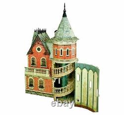 Dollhouse Miniatures DIY House KIT Victorian Style Constructor CARDBOARD GIFT