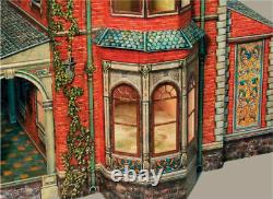 Dollhouse Miniatures DIY House KIT Victorian Style Constructor CARDBOARD GIFT