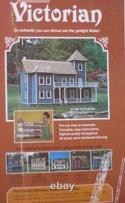 Dollhouse RARE 1980s DuraCraft Victorian Mansion Unassembled Doll House