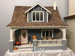 Dollhouse Real Good Toys Bungalow New, Fully Furnished, Gift Ready! 112 Scale