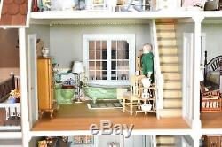 Dollhouse Real Good Toys Victoria's Farmhouse Completed with Furniture-Detailed