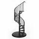 Dollhouse Spiral Staircase Kit Metal 112 Scale Miniature Stair Case Stairs