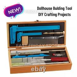 Dollhouse Tool Set for Building Miniature Furniture Dollhouse Craft DIY Project
