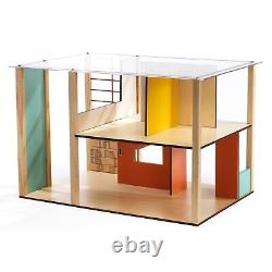 Dollhouse Toy Girls Wooden Dollhouse Kit Miniature Scandinavian Interior Toy Pla