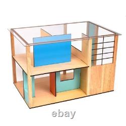 Dollhouse Toy Girls Wooden Dollhouse Kit Miniature Scandinavian Interior Toy Pla