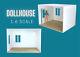 Dollhouse for 12 inch doll, 1/6 scale, Diorama box kit white painted, Diorama wi