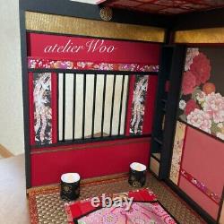 Dollhouse japanese-style Bed room Yukaku Japanese craftsman handmade onlyone DHL
