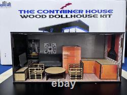 Dollhouse kit Miniature DIY Love Container Home with several accessories