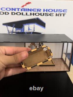 Dollhouse kit Miniature DIY Love Container Home with several accessories