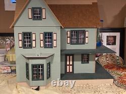 Dollhouse kit includes furniture for every, doll lightening kit wallpaper paint