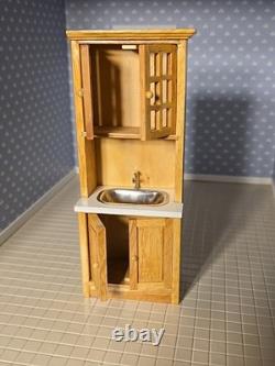 Dollhouse miniatures 112 5 Pc Kitchen Set Collectors Item