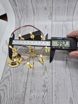 Dollhouse miniatures 112 8 Bulb Chandelier Battery Operated