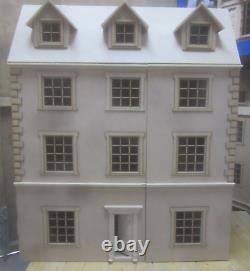 Dolls House 1/12th 8 room town house KIT 30 inches wide By Dolls House Direct