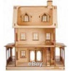 Dolls House Abriana American Country Cottage Flat Pack Laser Cut 112 Scale Kit