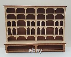 Dolls House Apothecary, Medicine, Herbalist Cabinet Kit 112 Scale, Pigeon Holes