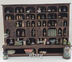 Dolls House Apothecary, Medicine, Herbalist Cabinet Kit 112 Scale, Pigeon Holes