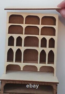 Dolls House Apothecary, Medicine, Herbalist Cabinet Kit 112 Scale, Pigeon Holes