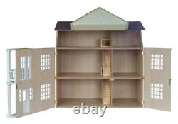 Dolls House Flat Pack Kit Pink Painted Newnham Manor Georgian 112 Scale Tumdee