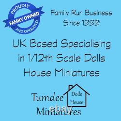 Dolls House Flat Pack Kit The Exmouth Pink Painted 112 Scale Miniature Tumdee