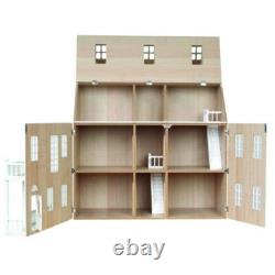 Dolls House Flat Pack Pink Painted Glenside Grange Victorian 112 Scale Tumdee