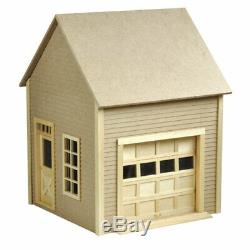 Dolls House Miniature 1/12th Scale Flat Pack Garage Kit Self Assembly HW9997