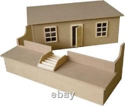 Dolls House Road Fronted Basement Unpainted Flat Pack Kit 112 Scale