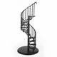 Dolls House Spiral Staircase Kit Metal 112 Scale Miniature Stair Case Stairs