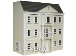Dolls House The Mayfair Exterior Painted With Basement Kit 1/12th Scale
