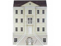 Dolls House The Mayfair Exterior Painted With Basement Kit 1/12th Scale