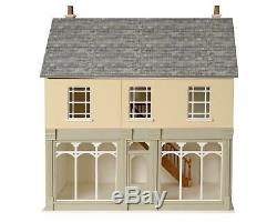 Dolls House Victorian Cafe Shop 112 Scale Ready to Assemble Unpainted MDF Kit