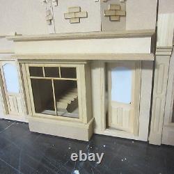 Dolls House York St row of 3 Shops with 6 Rooms above 1/12 scale kit