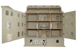 Downton Manor Dolls House & Basement Large Flat Pack Mansion Collector's MDF Kit