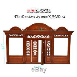 Duchess Quality wooden storefront facade 112 roombox dollhouse miniature WN