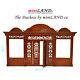 Duchess Quality wooden storefront facade 112 roombox dollhouse miniature WN