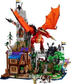 Dungeons Dragons Red Dragon Tale 3745PCS Castle Dragon Building Blocks Set