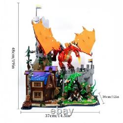 Dungeons Dragons Red Dragon Tale 3745PCS Castle Dragon Building Blocks Set