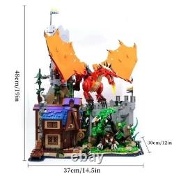 Dungeons Dragons Red Dragon Tale 3745PCS Castle Dragon Building Blocks Set